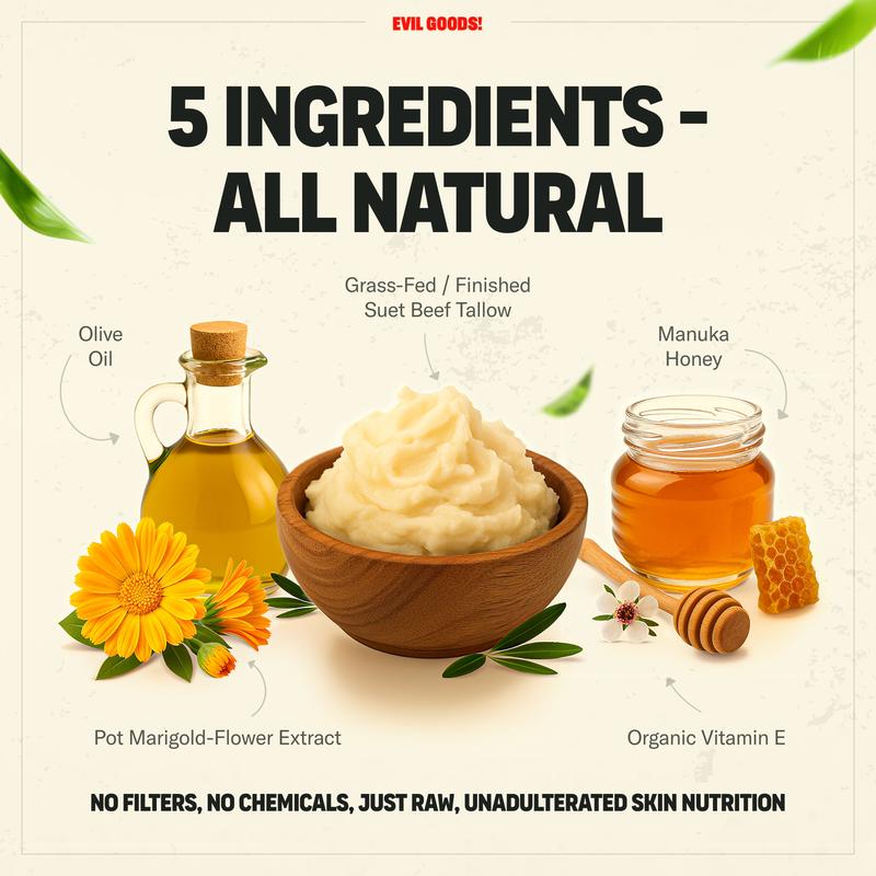 Lunakia - Beef Tallow Honey Moisturizer